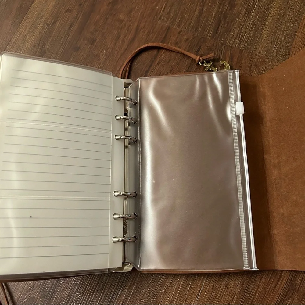 Vintage Nautical Brown Faux Leather Journal